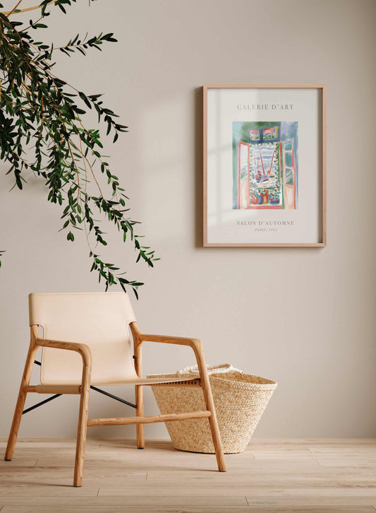 Window by the Harbor, Poster