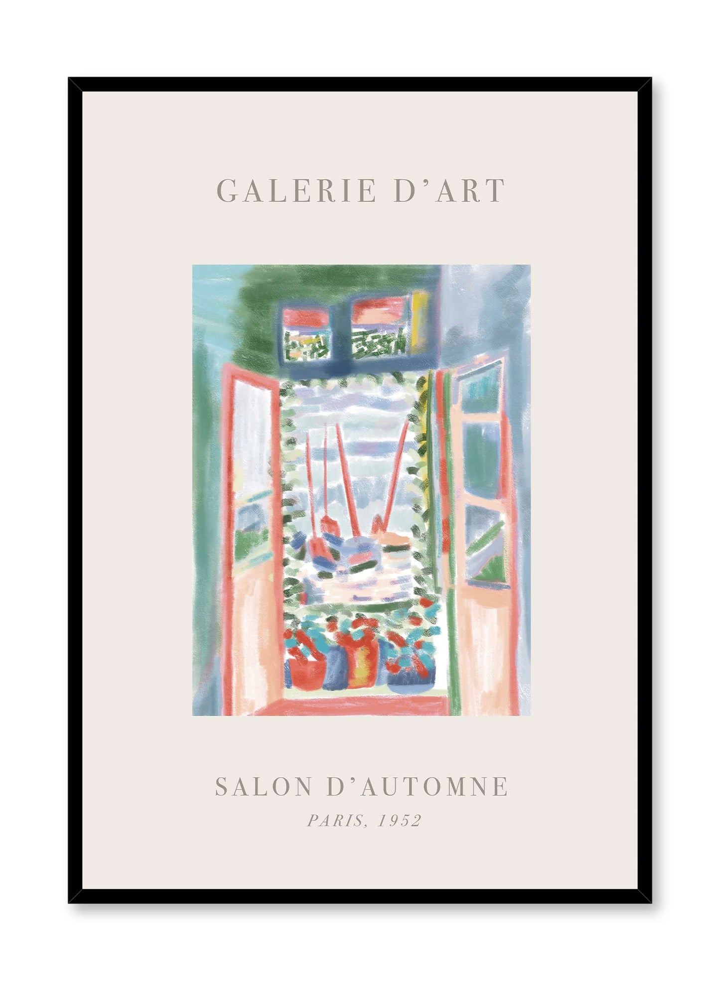 Window by the Harbor, Poster